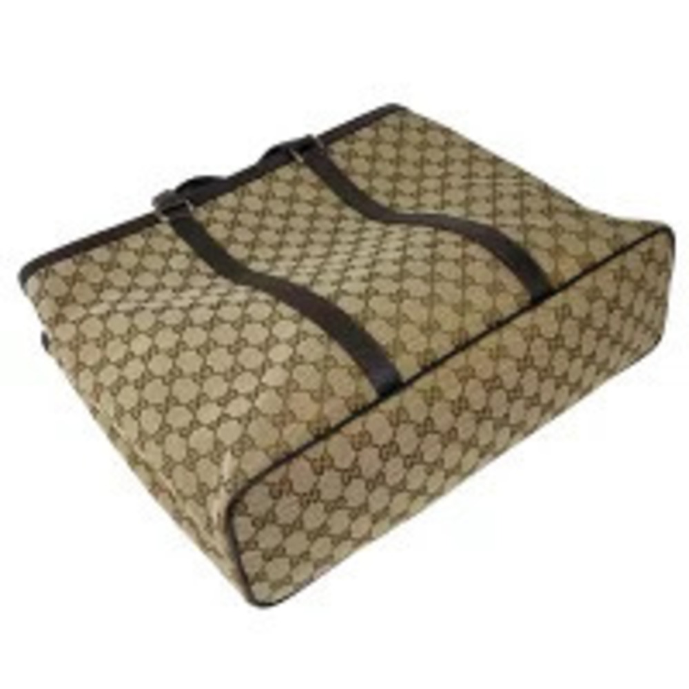 Gucci canvas tote bag GG brown shoulder Brown